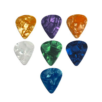 Palheta de Plástico Colorida 0,71