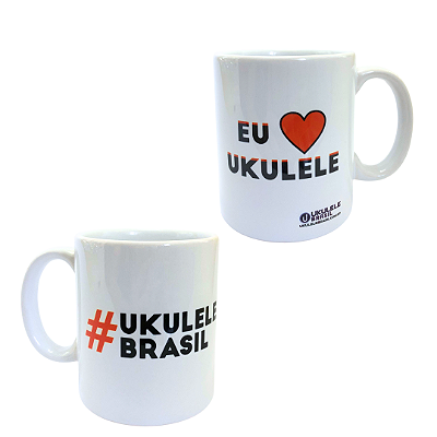 Caneca #UkuleleBrasil | Eu amo ukulele