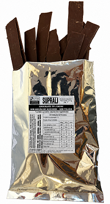 Chocolate 70% S/ Adição de Açúcar S/ Poliol - Vegano e S/ Glúten - 1kg
