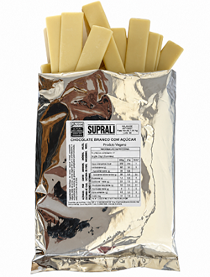 Chocolate Branco - Vegano e Sem Glúten - 4kg
