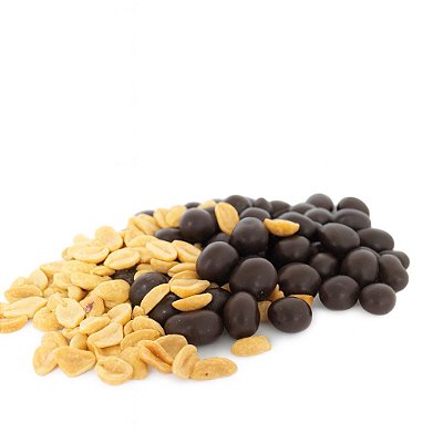 Amendoim drageado em chocolate 70% cacau (200g)