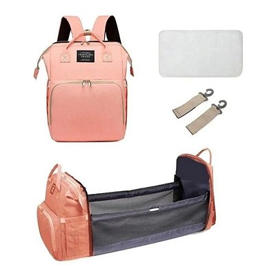 Mochila Maternidade Bolsa Berço Moises Caminha Menino Menina