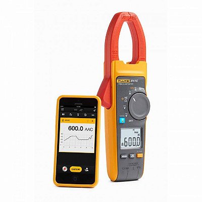 Alicate Amperímetro True-RMS CA/CC Fluke 374 FC