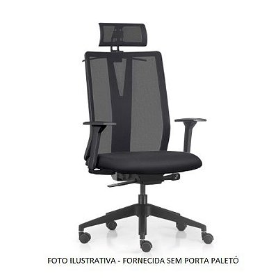 Cadeira Giratória Ergonômica Star Presidente SYNCRON para Piso Frio