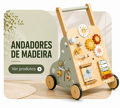 ANDADORES DE MADEIRA - EDUCATIVOS BRINQUEDOS