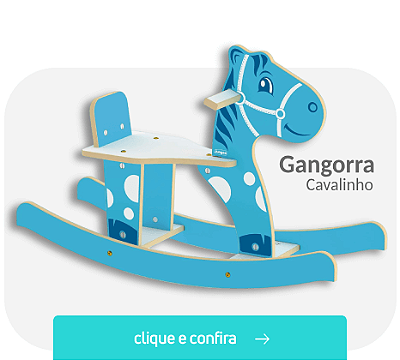 Gangorra Cavalinho - Brinquedo Educativo Junges