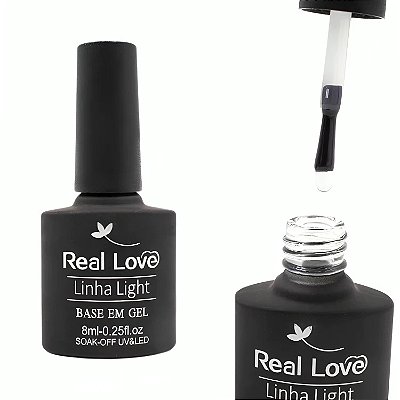 REAL LOVE BASE EM GEL LINHA LIGHT 8ML