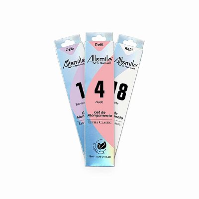 Refil Gel Allsmile Construtor Classic Autonivelante 15ml