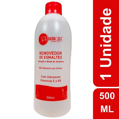 Removedor De Esmalte Spa Manicure Com Acetona 500 ML