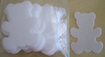 Aplique Urso de papel de arroz p/ Cupcake e Bolo - 3233 (4,5cm)