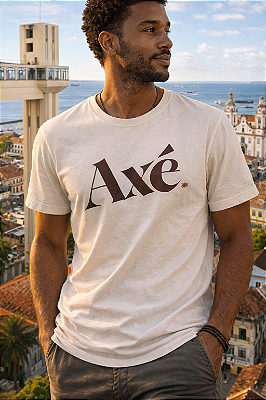 Camiseta Axé bege