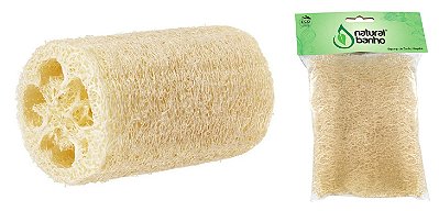 Esponja de Banho Vegetal Eco Pedaço 15cm - Caixa Com 24 unidades