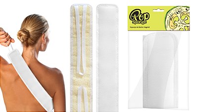Esponja de Banho Bucha Vegetal para Costas - PopSponge - Caixa com 12 unidades