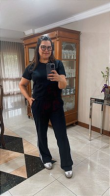 BLUSA ROMANA PRETO