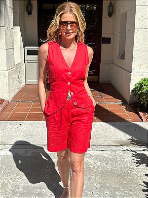 BERMUDA ARIANA VERMELHO