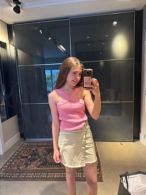 CROPPED CRUZADO ROSA