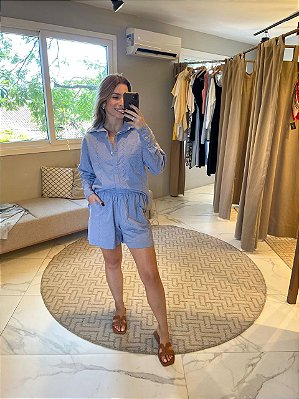 SHORTS LAISE MAITÊ  AZUL