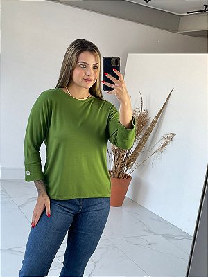 BLUSA RAFAELA VERDE OLIVA