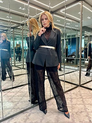 CALÇA RENDA PRETO