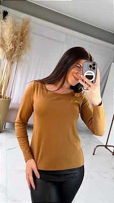 BLUSA AMALIA CARAMELO
