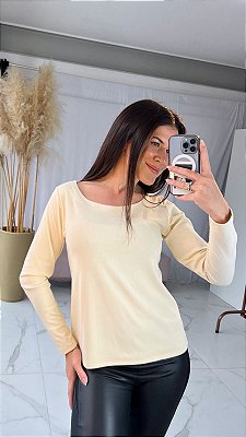 BLUSA AMALIA BEGE