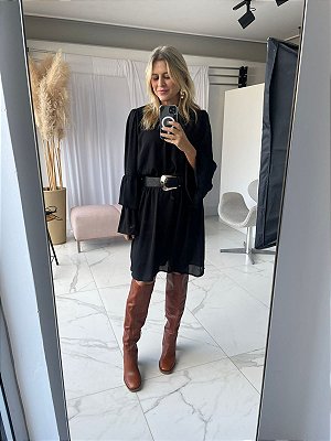 VESTIDO DUDA PRETO
