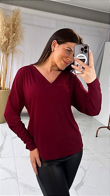 BLUSA REBECA M.LONGA BORDO
