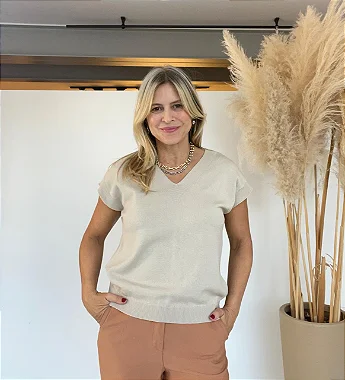 BLUSA MODAL BIA BEGE