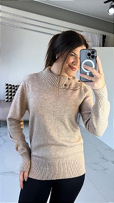 BLUSA MODAL BOTÕES FENDI