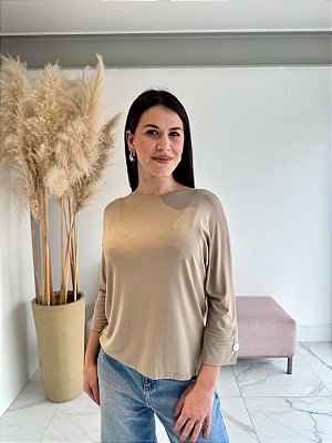 BLUSA RAFAELA AREIA