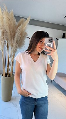 BLUSA MODAL BIA BRANCO