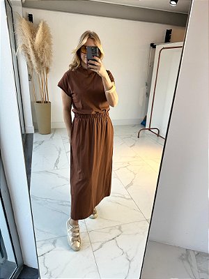 CONJUNTO REBECA MARROM