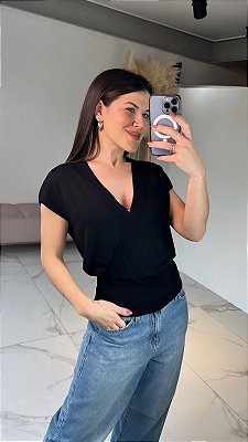 BLUSA CACHECOUR PRETO