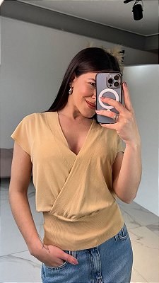 BLUSA CACHECOUR BEGE