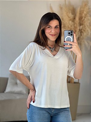 BLUSA REBECA MC BRANCO