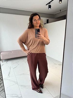 CALÇA VIRGINIA MARROM