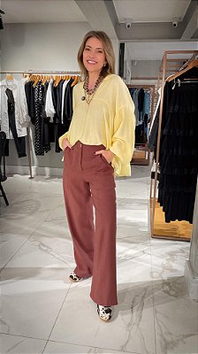 CALÇA VIRGINIA MARROM
