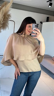 BLUSA NATALIA BEGE
