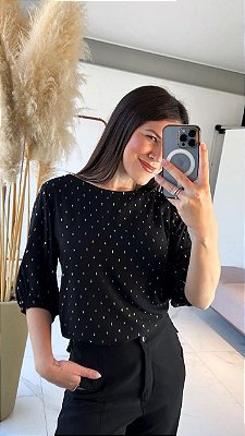 BLUSA RAQUEL PRETO
