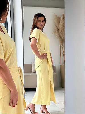 CONJUNTO JULIANA AMARELO