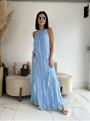 VESTIDO CLARA AZUL