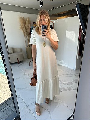 VESTIDO BIANCA CRU