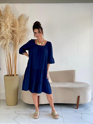 VESTIDO CURTO 3 MARIAS MARINHO