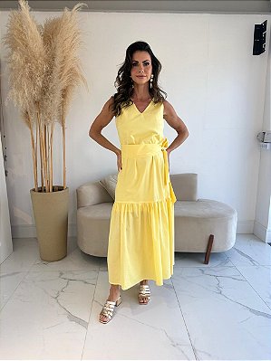 VESTIDO BRUNA AMARELO
