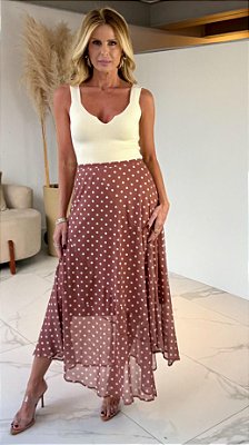 SAIA TULE JULIA POA MARROM