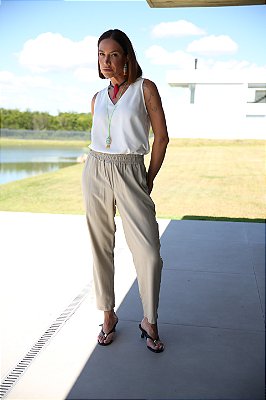 CALÇA SULEMA BEGE