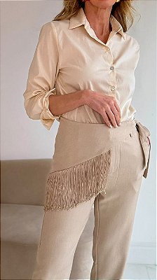 CAMISA JOANA BEGE