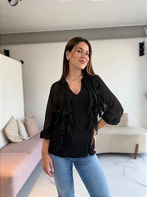 BLUSA ANDREA PRETA