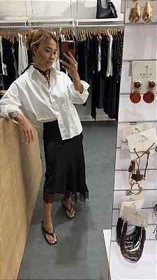 CAMISA OVER SIZED CAMILA BRANCA