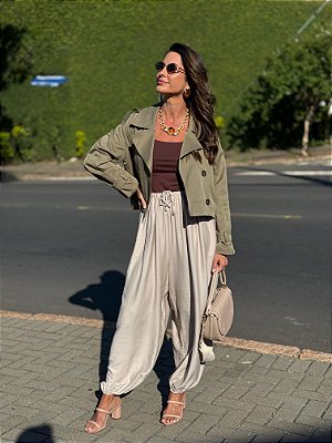 CALÇA ALADIM ANA BEGE